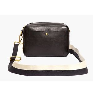 Madewell Black Leather Crossbody Bag